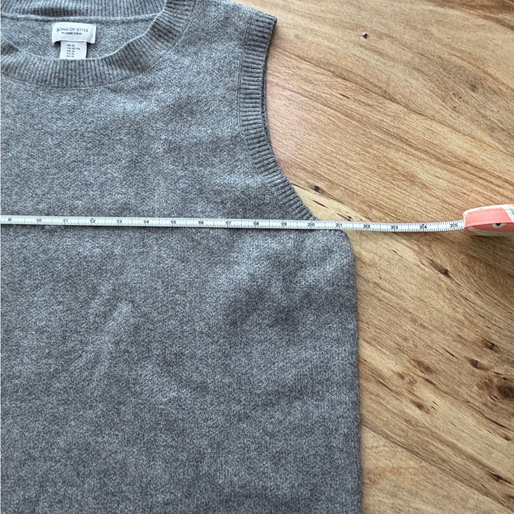 Revolve Song of Style Heather Gray Knit Fabric - Picture 3 of 8